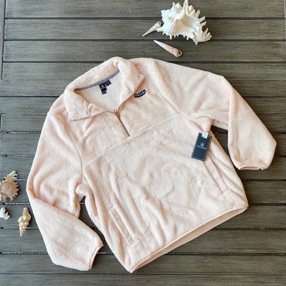 🌴🔆VOLCOM- PHEELIN PHUZZY JACKET SWEATER🔆🌴 - Picture 2 of 15